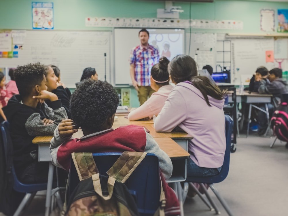 Students in a classroom